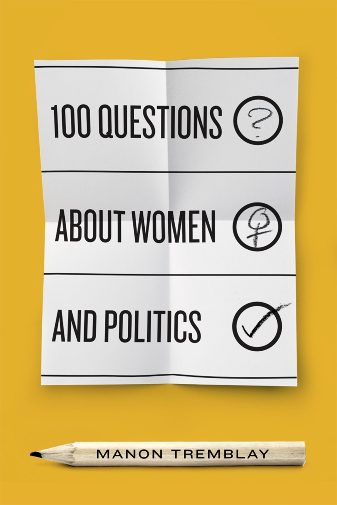 Cover image for 100 Questions about Women and Politics ISBN 9780773555037